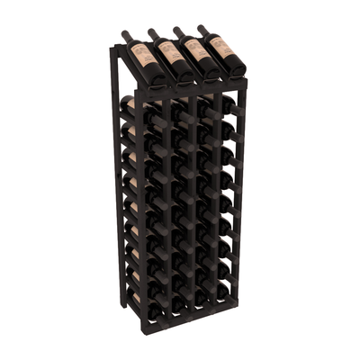 Retail Point of Purchase Display 4X10 in Knotty Alder Black stained without WineSafe™ Satin Sealant