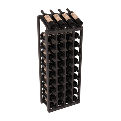 Retail Point of Purchase Display 4X10 in Knotty Alder Black stained with WineSafe™ Satin Sealant