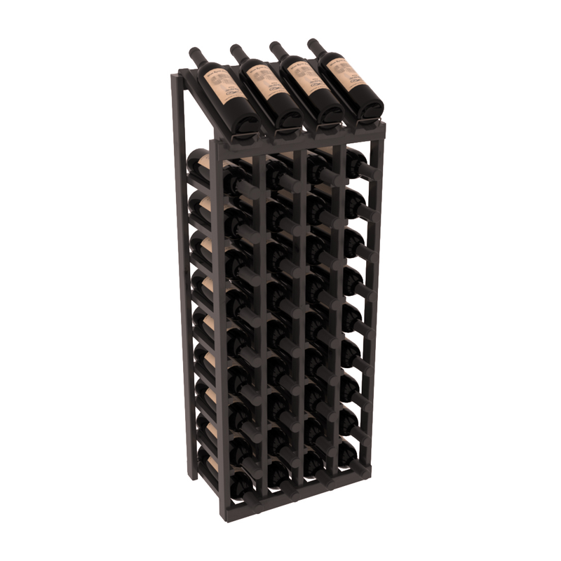 Retail Point of Purchase Display 4X10 in Knotty Alder Black stained with WineSafe™ Satin Sealant