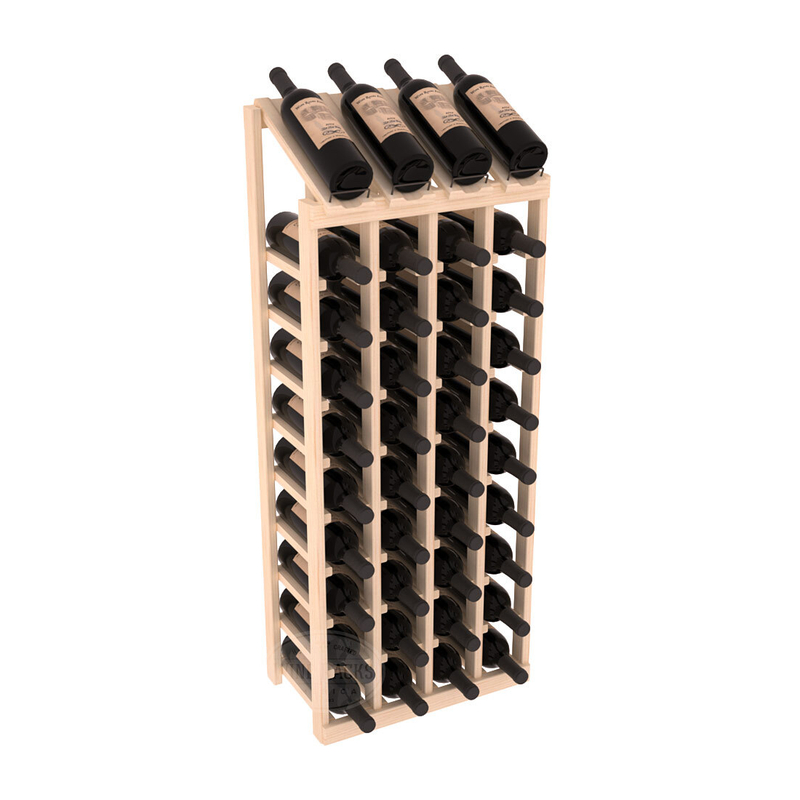 Retail Point of Purchase Display 4X10 in Ponderosa Pine Unstained without WineSafe™ Satin Sealant