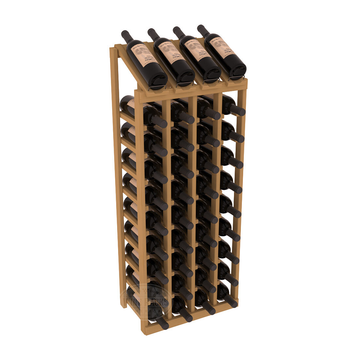 Retail Point of Purchase Display 4X10 in Ponderosa Pine Oak stained without WineSafe™ Satin Sealant