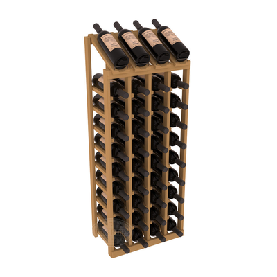 Retail Point of Purchase Display 4X10 in Ponderosa Pine Oak stained without WineSafe™ Satin Sealant