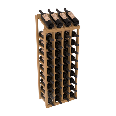 Retail Point of Purchase Display 4X10 in Ponderosa Pine Oak stained with WineSafe™ Satin Sealant