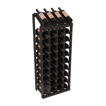 Retail Point of Purchase Display 4X10 in Ponderosa Pine Black stained without WineSafe™ Satin Sealant