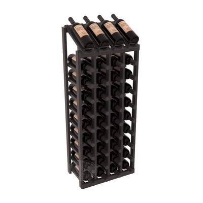 Retail Point of Purchase Display 4X10 in Ponderosa Pine Black stained with WineSafe™ Satin Sealant