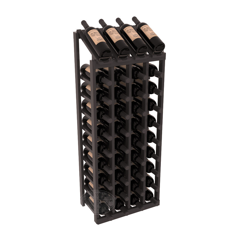 Retail Point of Purchase Display 4X10 in Ponderosa Pine Black stained with WineSafe™ Satin Sealant