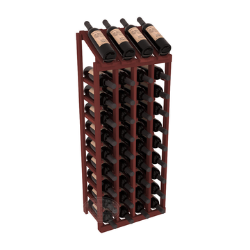 Retail Point of Purchase Display 4X10 in Premium Redwood Cherry stained without WineSafe™ Satin Sealant