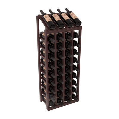 Retail Point of Purchase Display 4X10 in Premium Redwood Walnut stained with WineSafe™ Satin Sealant