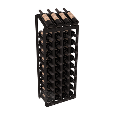 Retail Point of Purchase Display 4X10 in Premium Redwood Black stained without WineSafe™ Satin Sealant