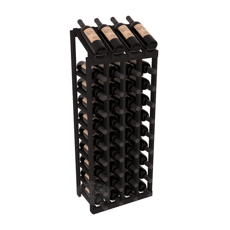 Retail Point of Purchase Display 4X10 in Premium Redwood Black stained without WineSafe™ Satin Sealant