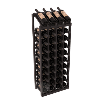 Retail Point of Purchase Display 4X10 in Premium Redwood Black stained with WineSafe™ Satin Sealant