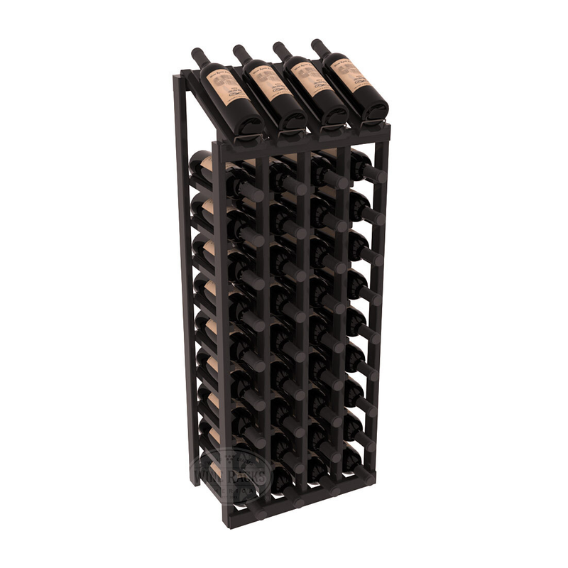 Retail Point of Purchase Display 4X10 in Premium Redwood Black stained with WineSafe™ Satin Sealant