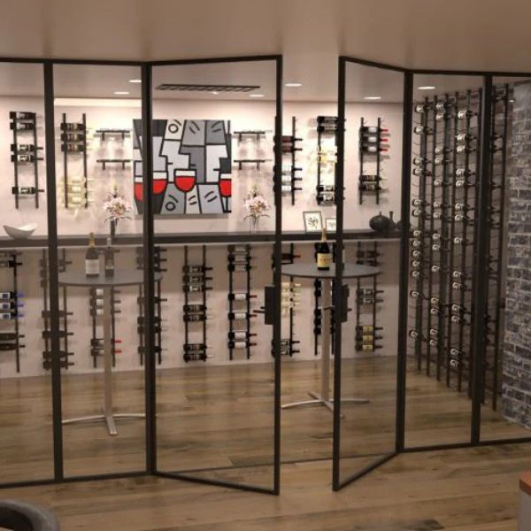 Solid Bronze Wine Cellar Enclosures