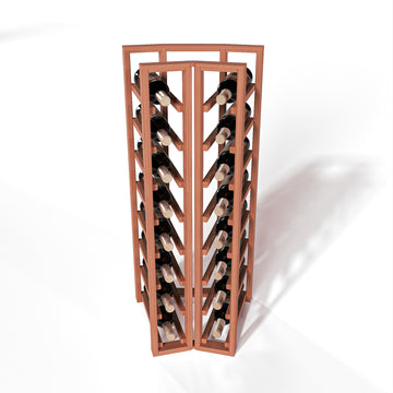 GrandCellar™ - 2 Column Full-Depth Standard Corner Wine Rack - 36