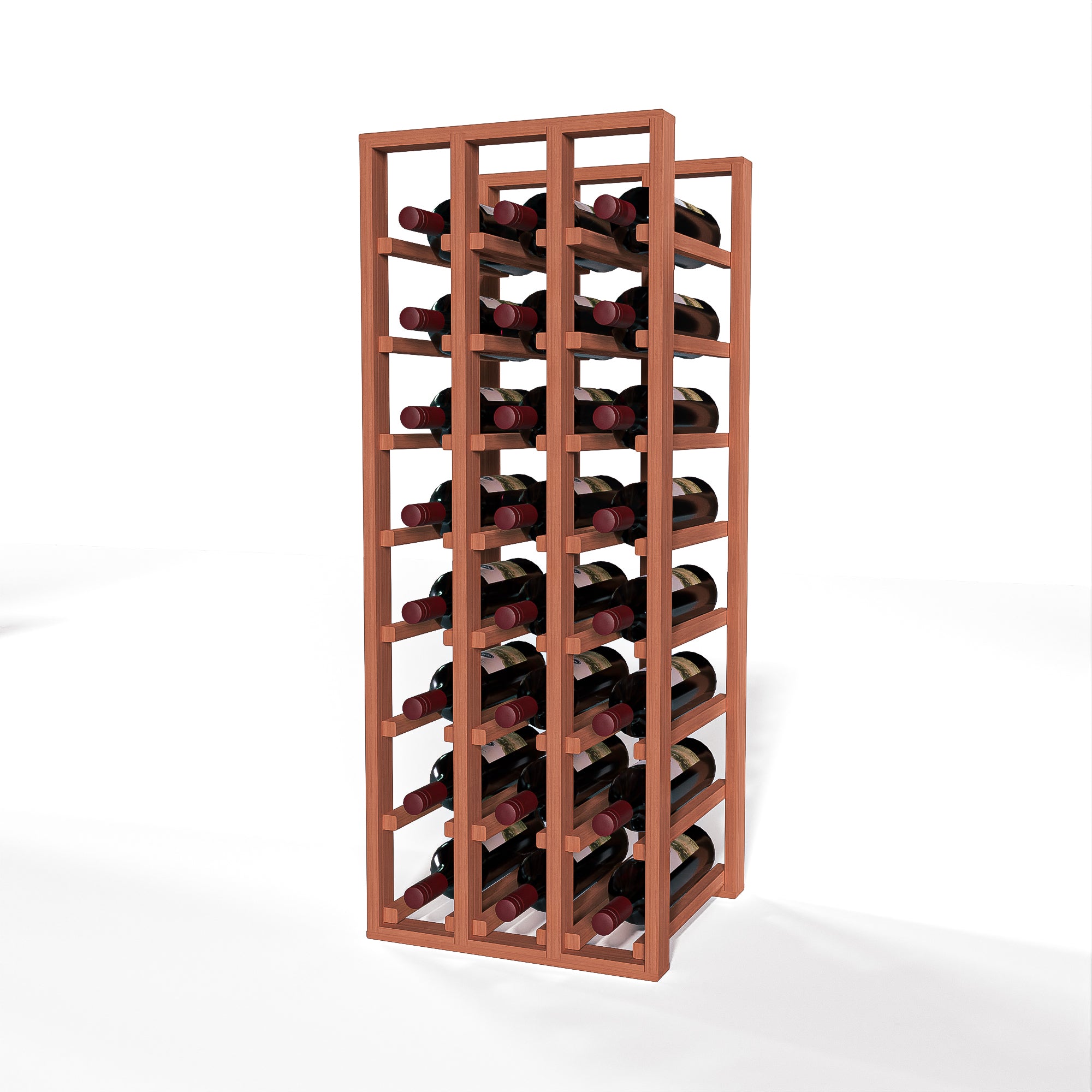 GrandCellar™ - 3 Column Full-Depth Standard Wine Rack - 36