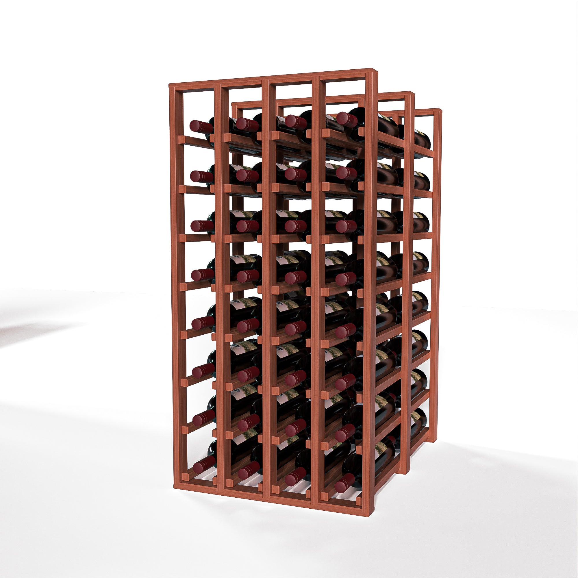 GrandCellar™ - 4 Column Full-Depth Double Deep Wine Rack - 36
