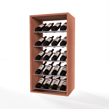 GrandCellar - 4 Column Full-Depth Label-Forward Wine Base Display - 36