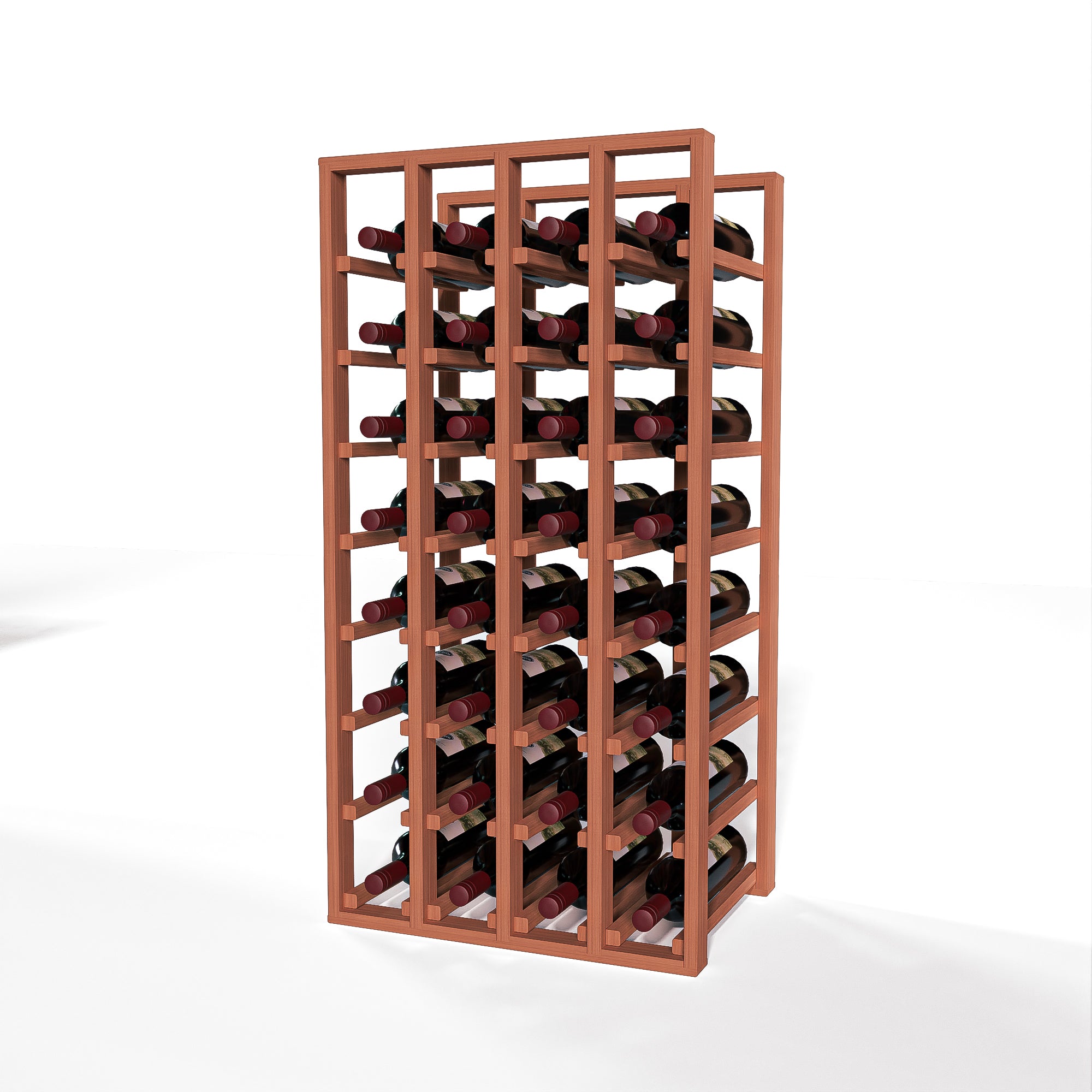 GrandCellar™ - 4 Column Full-Depth Standard Wine Rack - 36