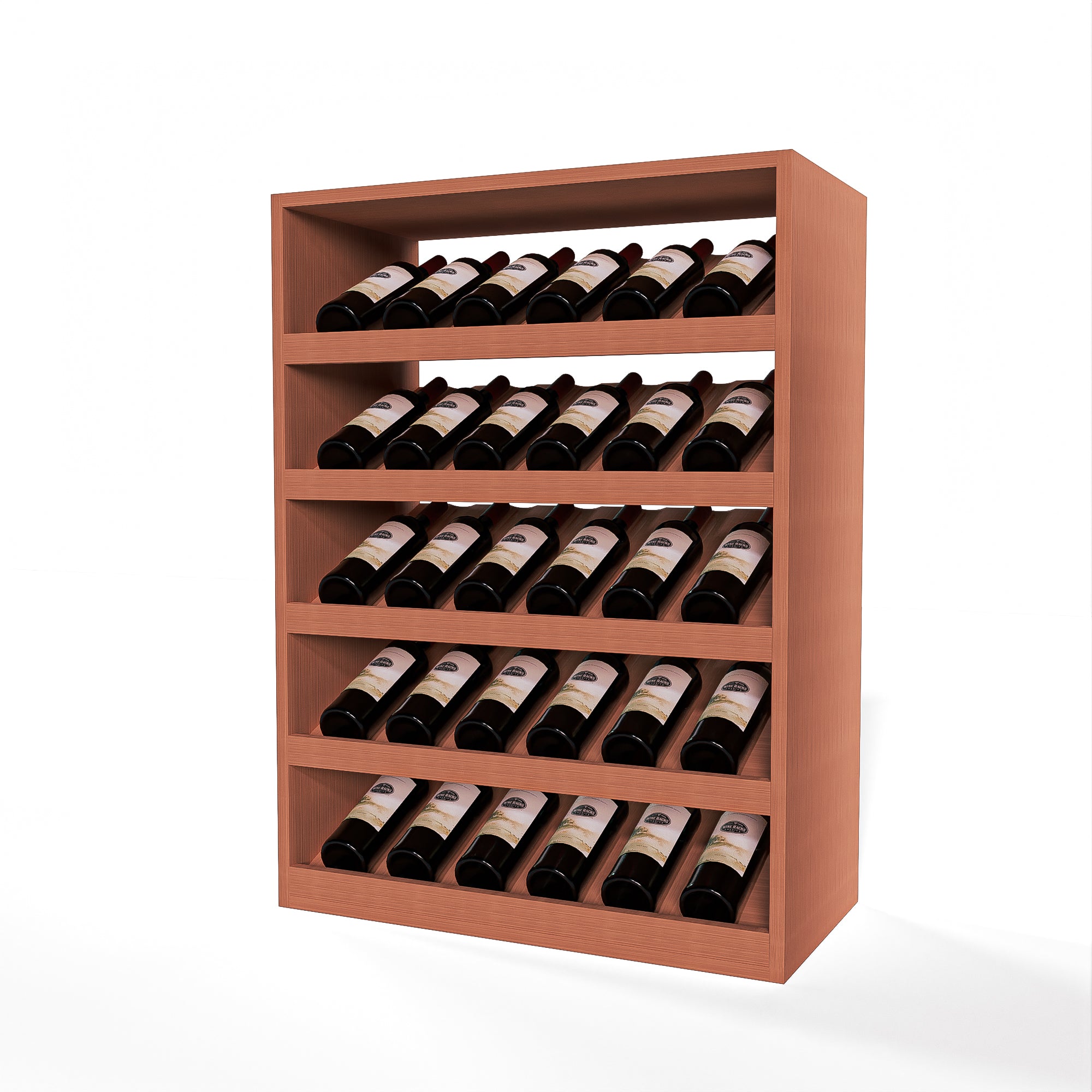 GrandCellar™ - 6 Column Full-Depth Cradle Wine Display - 36