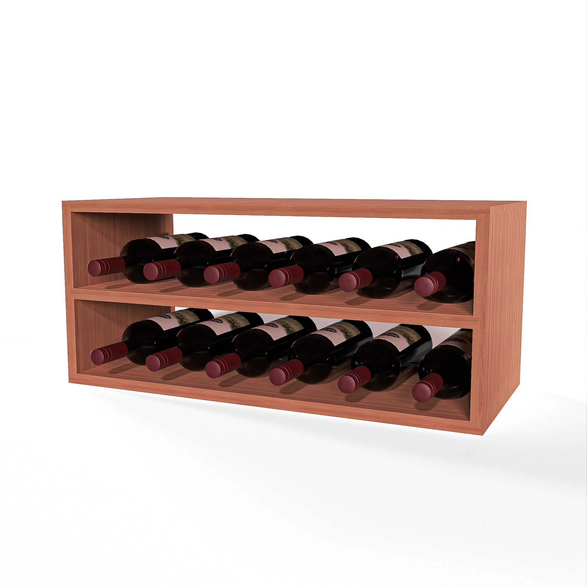 GrandCellar™ - 6 Column Full-Depth Wine Shelf - 12