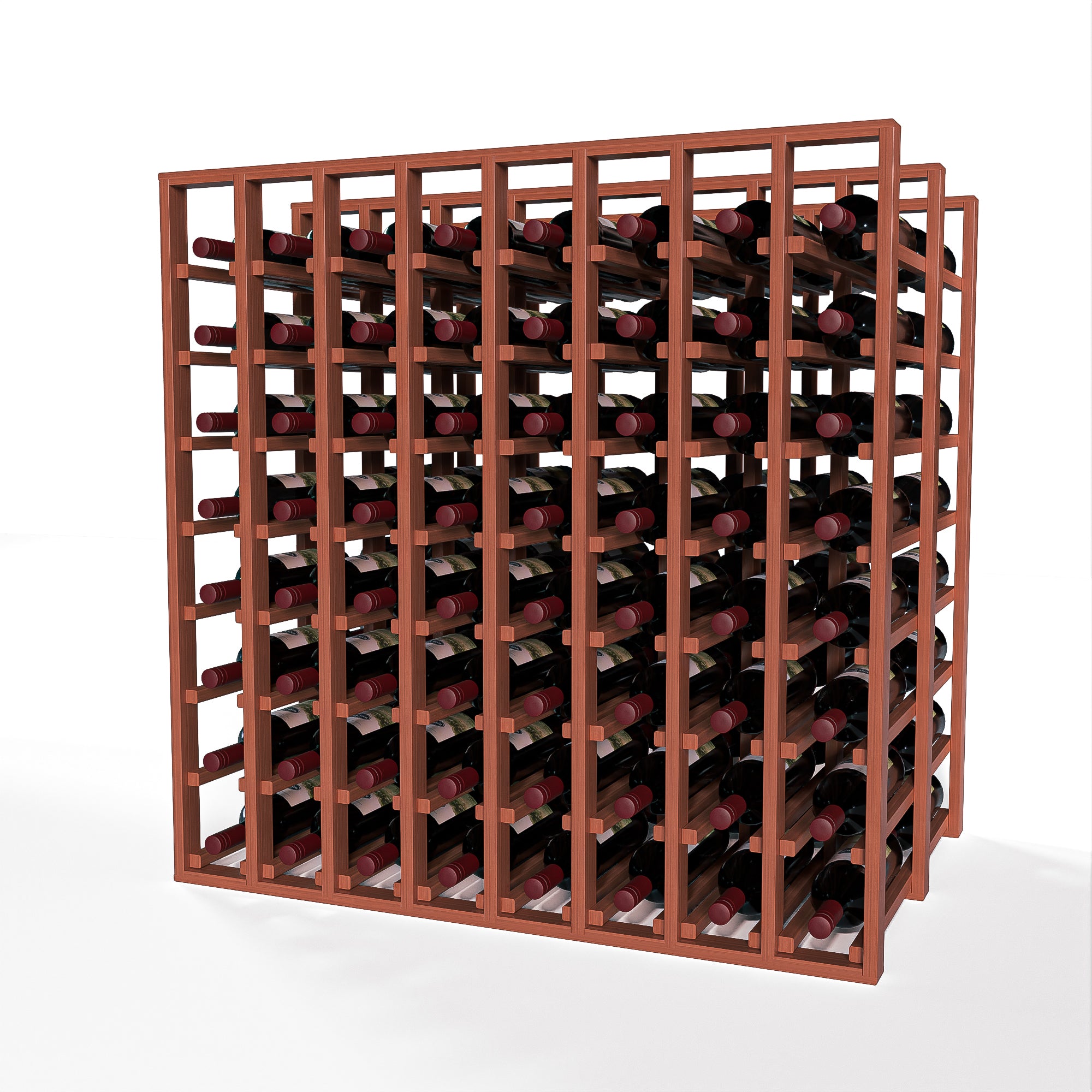 GrandCellar™ - 8 Column Full-Depth Double Deep Wine Rack - 36
