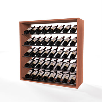 GrandCellar - 8 Column Full-Depth Label-Forward Wine Base Display - 36