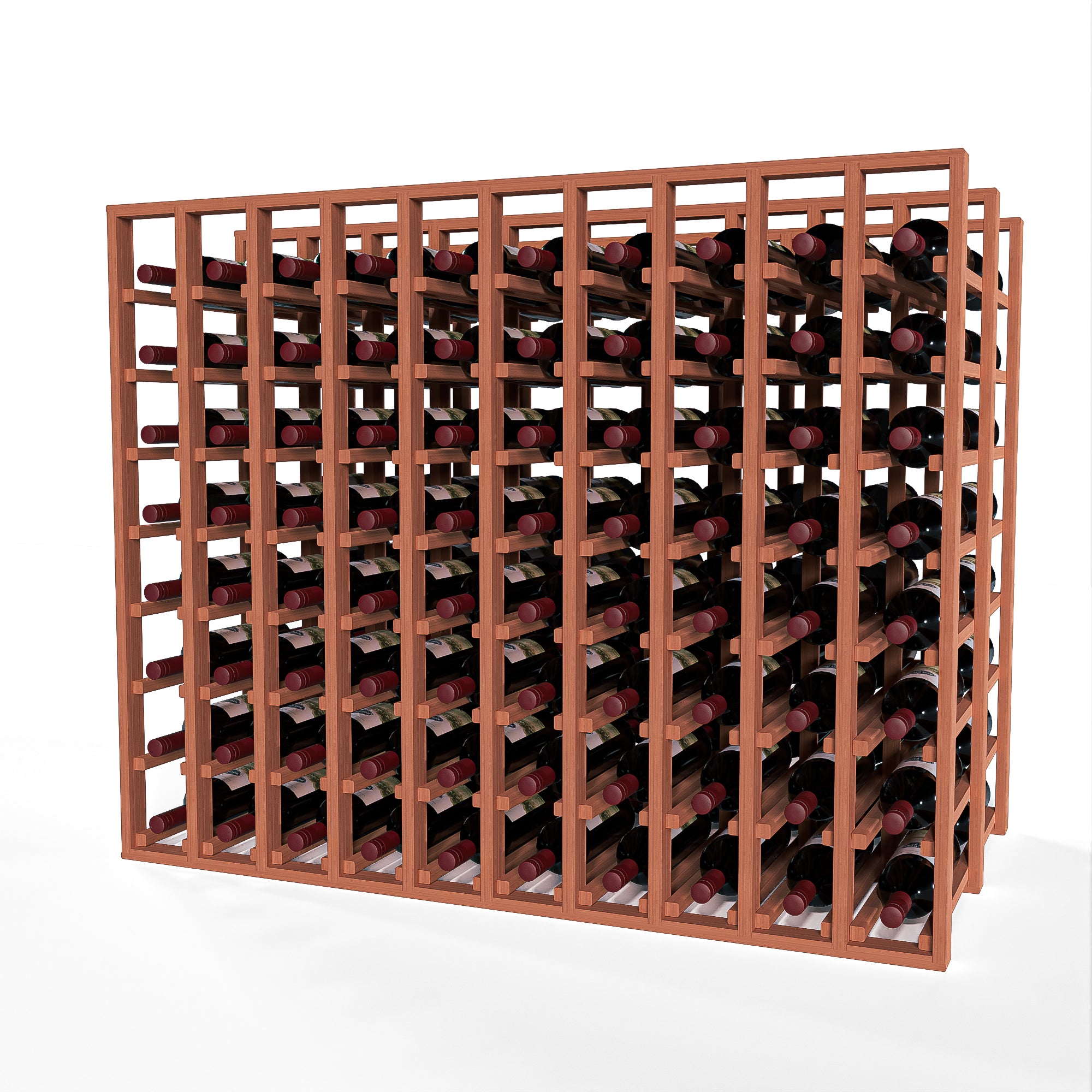 GrandCellar™ - 10 Column Full-Depth Double Deep Wine Rack - 36