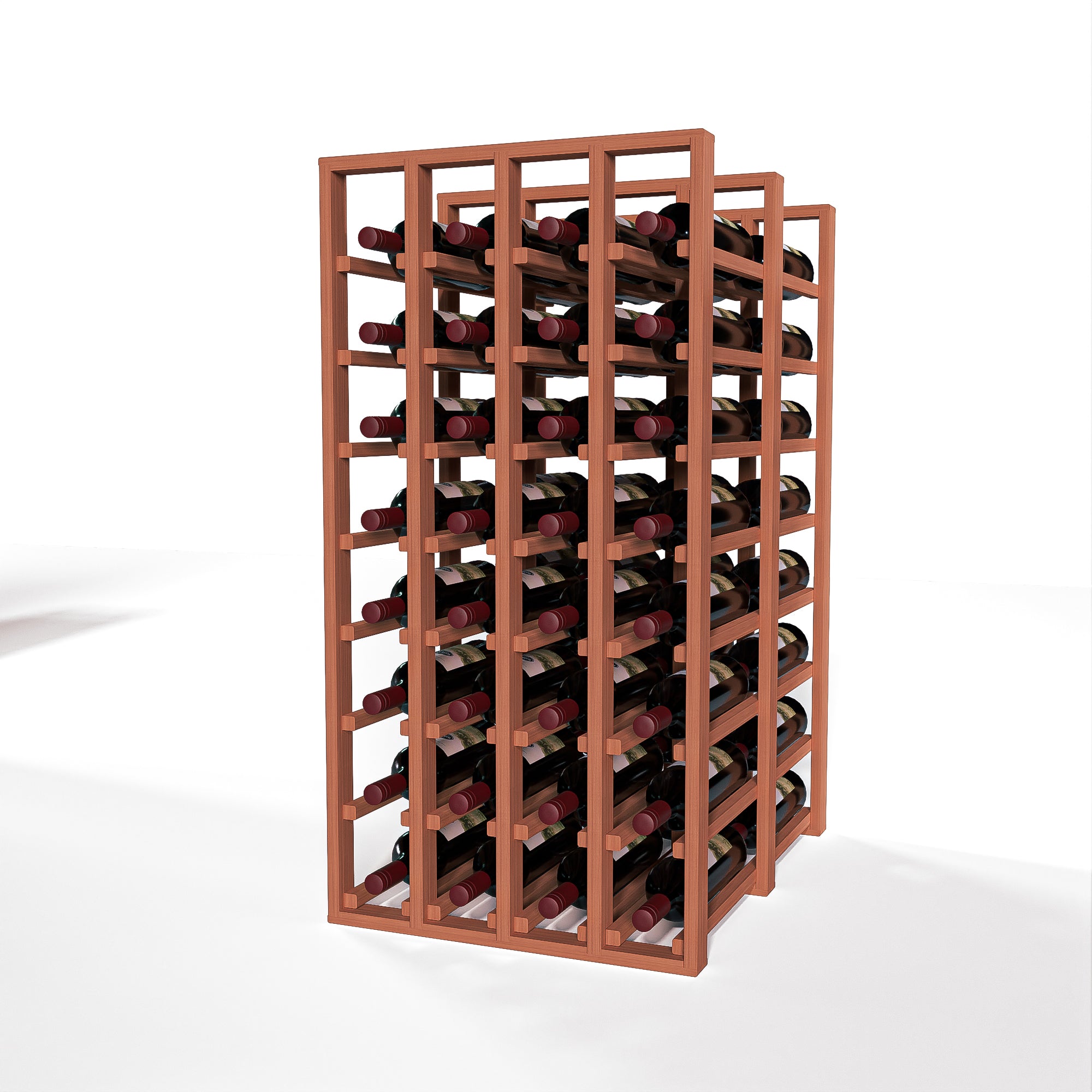 GrandCellar™ - 4 Column Full-Depth Double Deep Wine Rack - 36