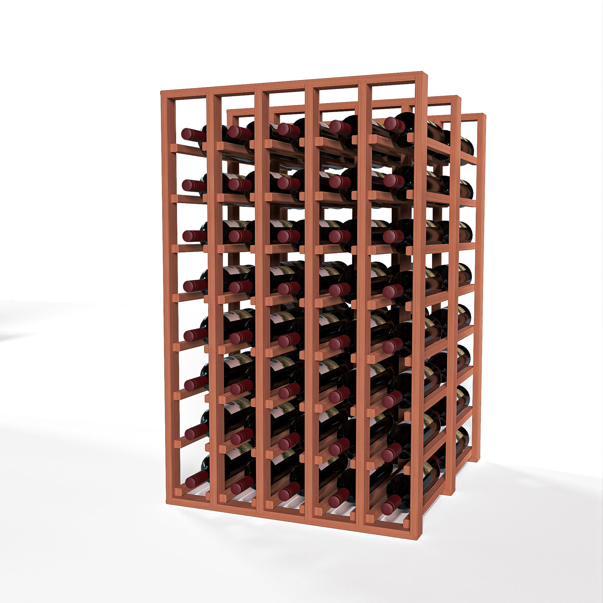 GrandCellar™ - 5 Column Full-Depth Double Deep Wine Rack - 36