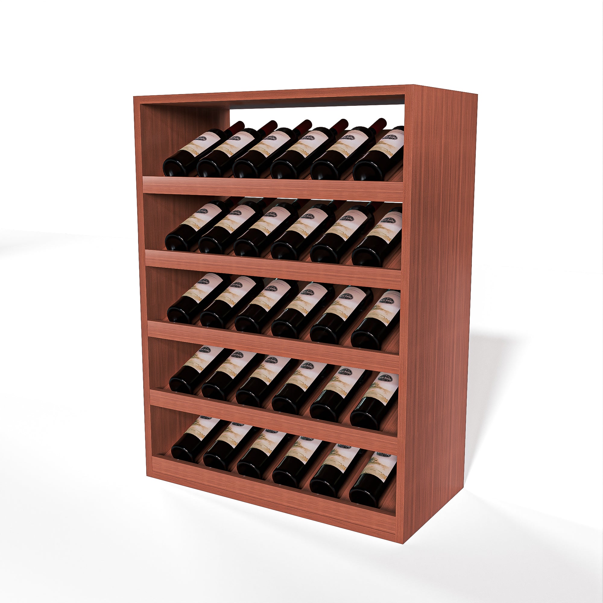 GrandCellar™ - 6 Column Full-Depth Wine Display  - 36