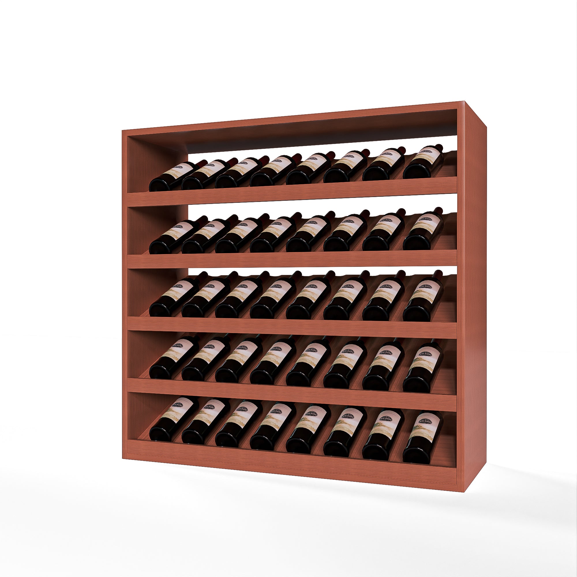 GrandCellar™ - 8 Column Full-Depth Cradle Wine Display - 36