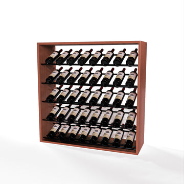 GrandCellar - 8 Column Full-Depth Label-Forward Wine Base Display - 36