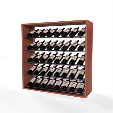 GrandCellar - 8 Column Full-Depth Label-Forward Wine Base Display - 36