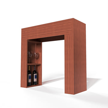 GrandCellar™ - 8 Column Full-Depth Square Arch w/Shelf - 36