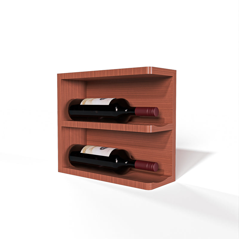 GrandCellar™ - Full-Depth Wine Cubby Curved End Cap Display - 12"