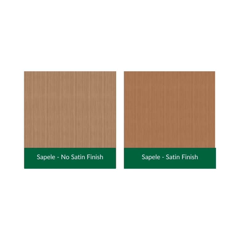 Premium Sample Swatch - Sapele Mahogany - Satin/Unfinished
