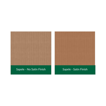 Premium Sample Swatch - Sapele Mahogany - Satin/Unfinished