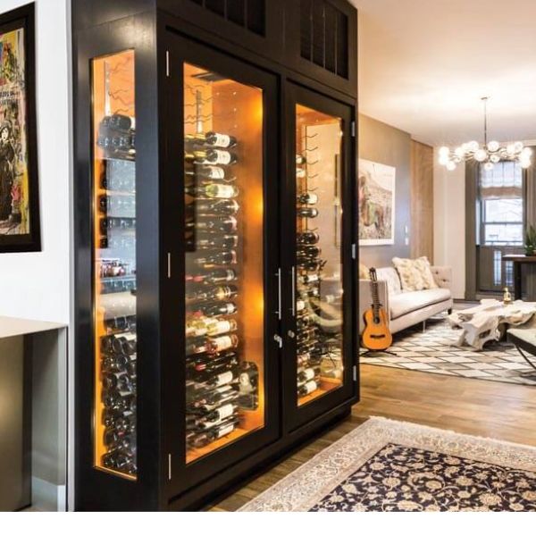 Wood Wine Cellar Doors