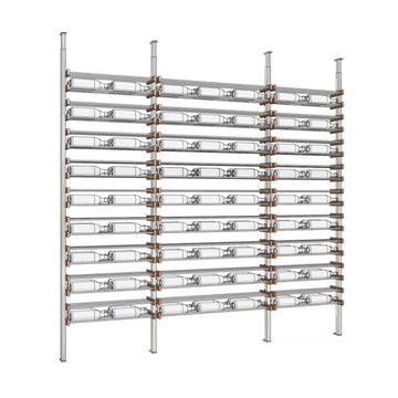 The Streamline, Walnut and Silver Metal