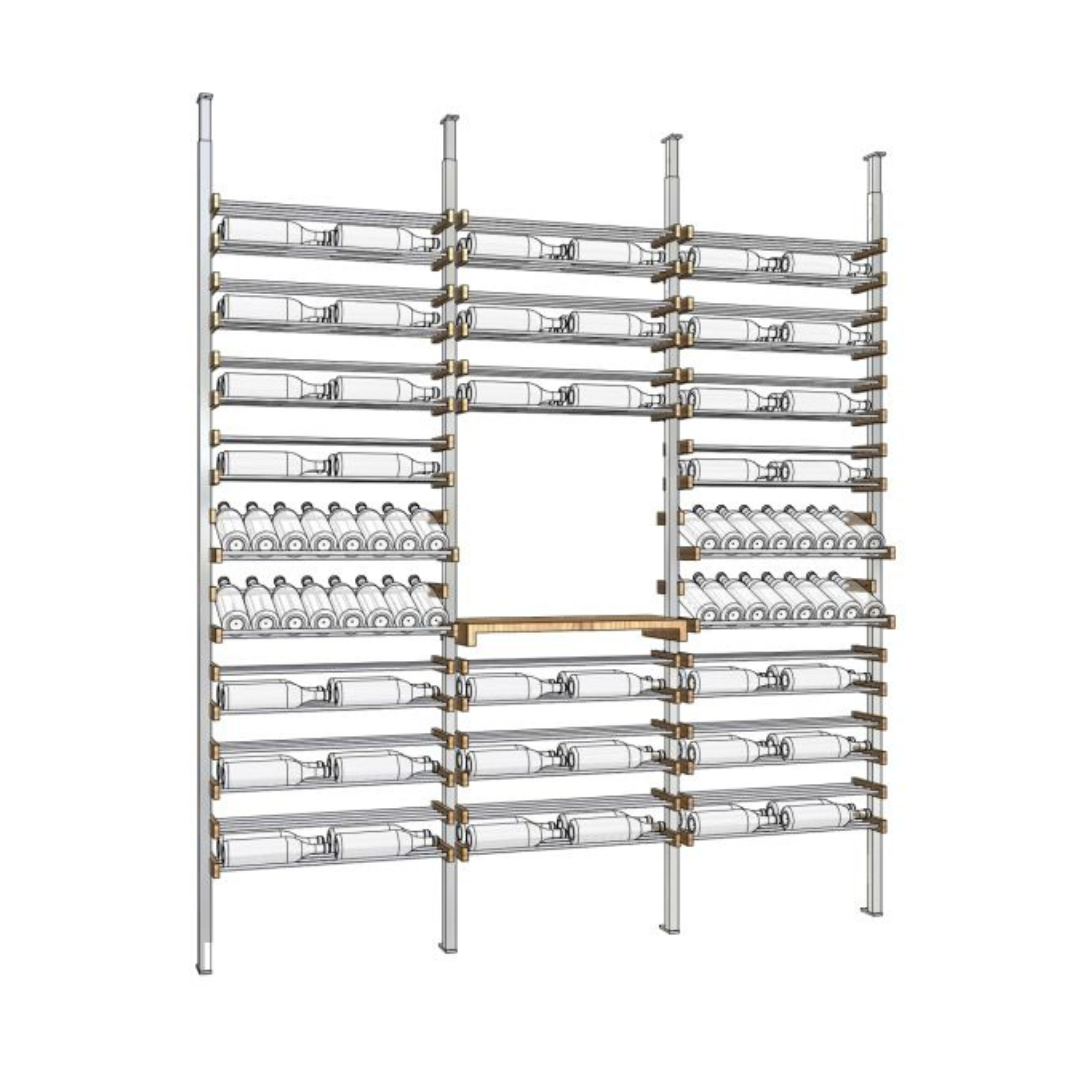 The Tasting, Walnut and Silver Metal