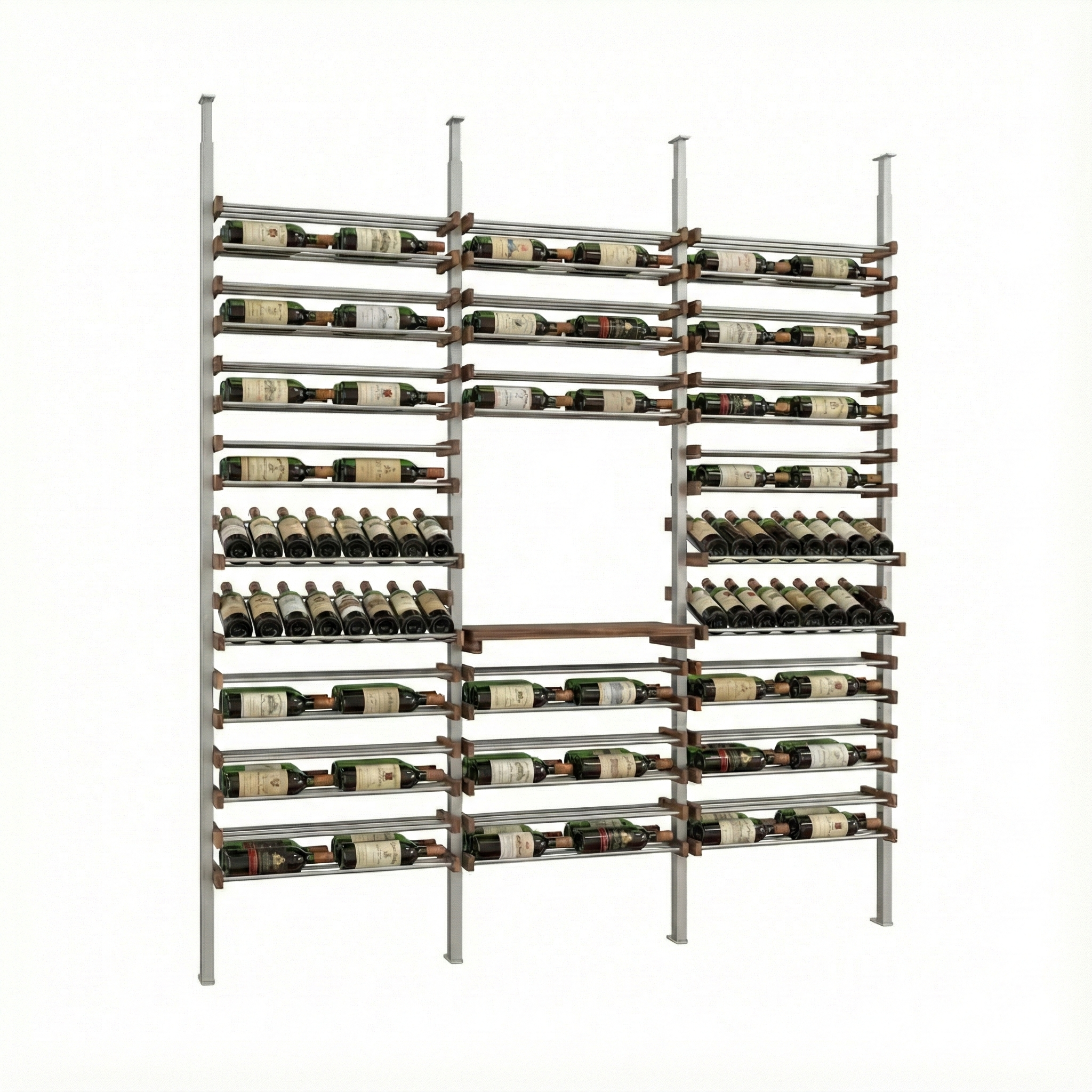 The Tasting, Walnut and Silver Metal