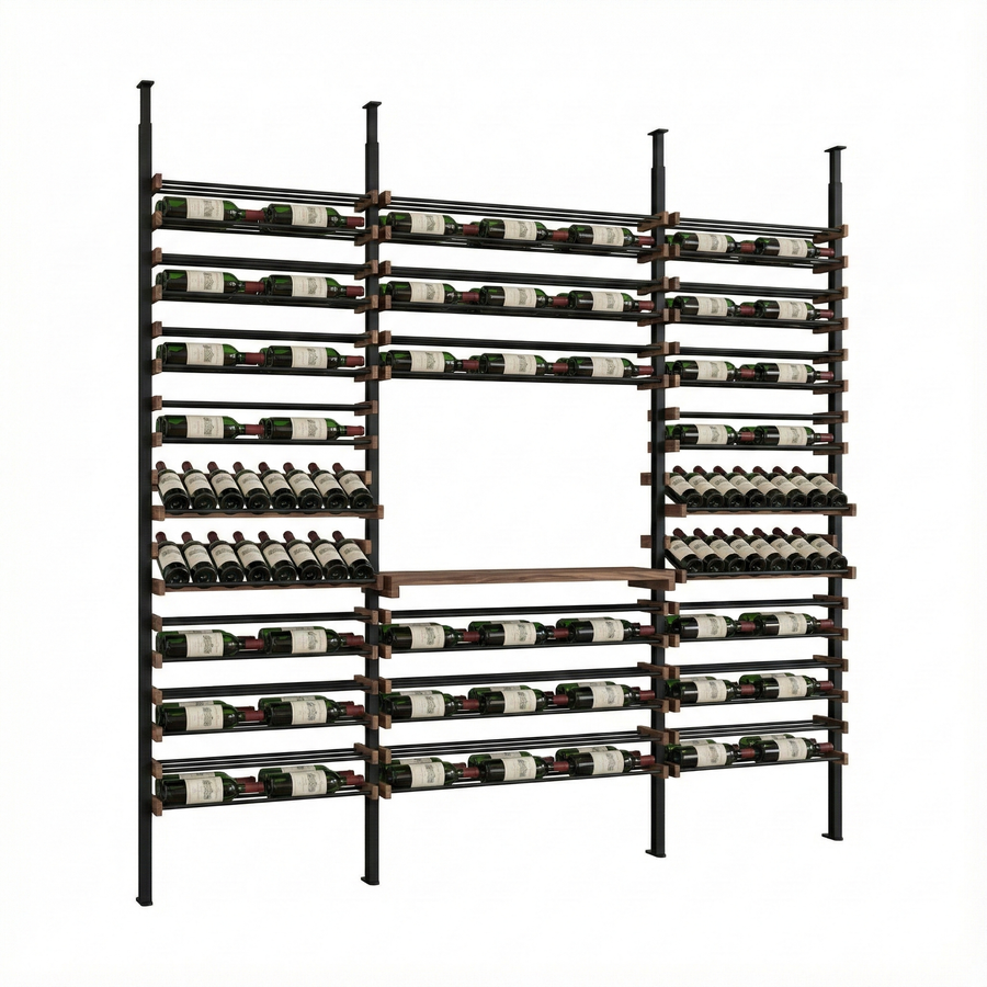 The Tasting, Walnut and Silver Metal