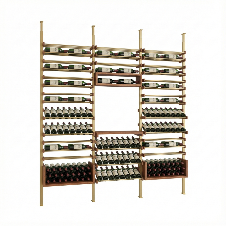 The Works, Walnut and Silver Metal