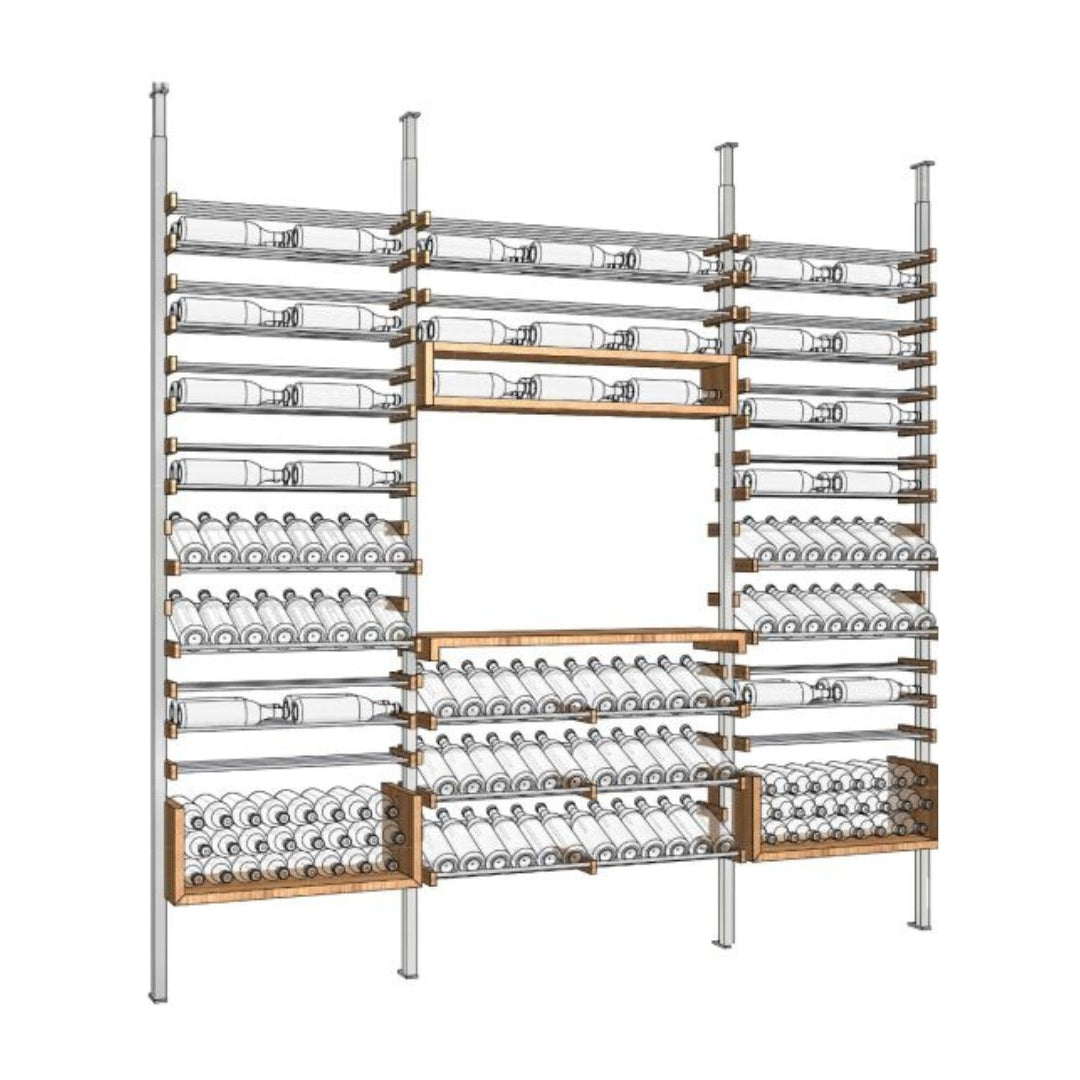 The Works, Walnut and Silver Metal