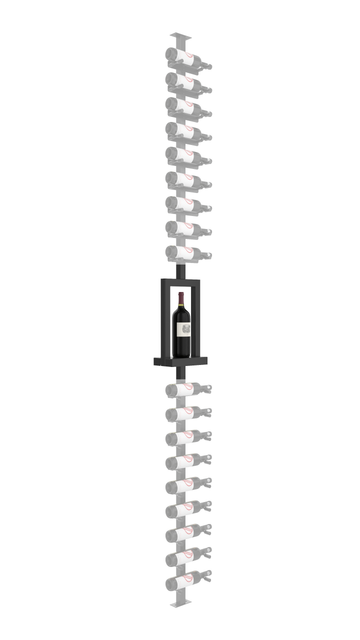 Vino Series Post Window Shelf for Upright Bottle & Glassware Display