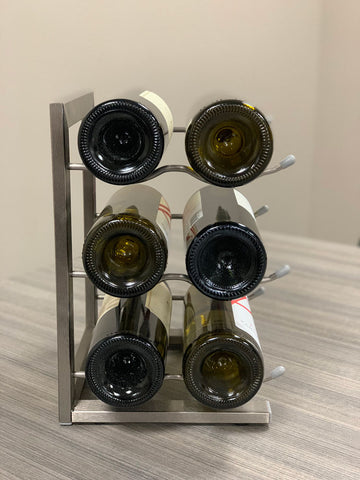 6 Bottle Tabletop Wine Rack