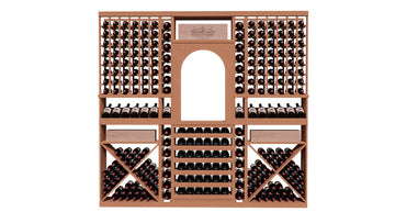 GrandCellar™ Vino Xclusive Vignette in Sapele Mahogany Unstained without WineSafe™ Satin Sealant