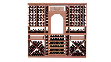 GrandCellar™ Vino Xclusive Vignette in Sapele Mahogany Unstained with WineSafe™ Satin Sealant