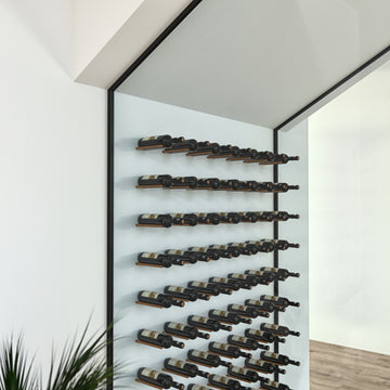 Vino Rails - Single-Bottle Cork-Forward Wall-Mounted Metal Wine Rack Peg