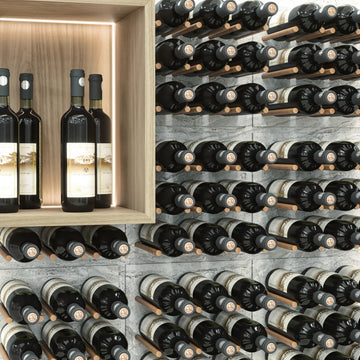 Vino Rails - Single-Bottle Cork-Forward Wall-Mounted Metal Wine Rack Peg